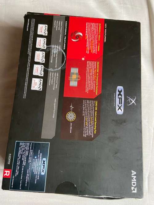 XHS RADEON GRAPHICS GTS XXX ED RX 580  8 GB OC + 1366M D5 BP DDR5